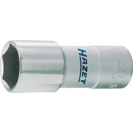 HAZET 900MGT - Embout de clé à douilles hexagonal avec adaptateur carré intérieur 1/2" avec aimant pour clé de bougie d'allumage