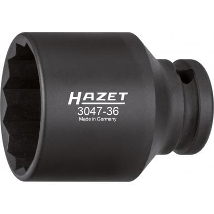 HAZET 3047-36 - Embout de clé à douilles à chocs avec adaptateur carré intérieur 1/2"