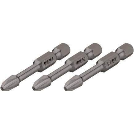 HAZET 2215SLG-PH1/3 - Impact torsion bit 1/4" cross recess profile (PH) (3 pcs.)