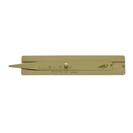 HELIOS PREISSER 0180310 - Jauge de profondeur de profil de pneu en laiton dur 30mm