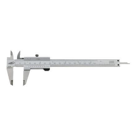 HELIOS PREISSER 0185500 - Pied à coulisse de poche inox avec vis de blocage