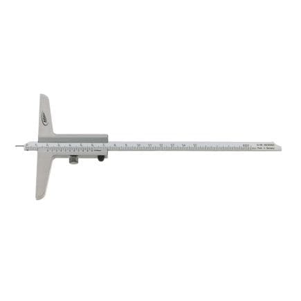 HELIOS PREISSER 0281501 - Jauges de profondeur à vernier en acier inoxydable avec tige interchangeable
