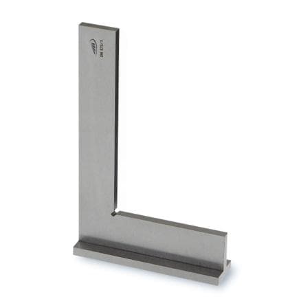 HELIOS PREISSER 0370102 - Équerre d'atelier en acier spécial avec socle, degré de précision 1