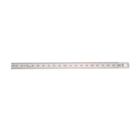 HELIOS PREISSER 0460521 - Règle flexible en acier, classe II (1/2 mm en haut et mm en bas)