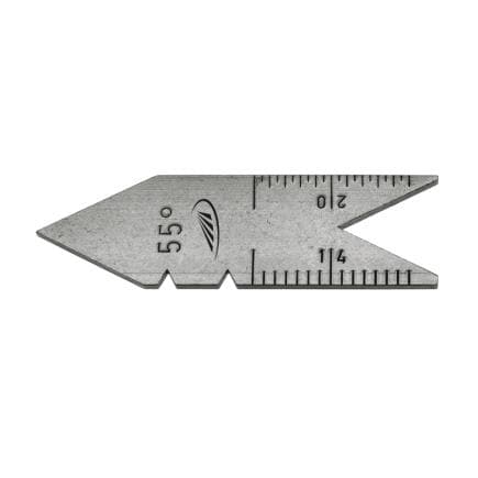 HELIOS PREISSER 0595140 - Calibre pour filets triangulaires 55° pour filet Withworth