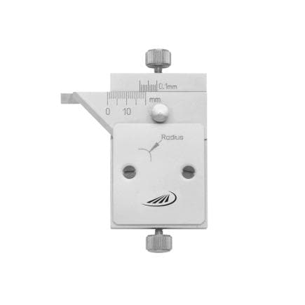 HELIOS PREISSER 0597305 - Instrument pour mesure de rayon avec règle 45°