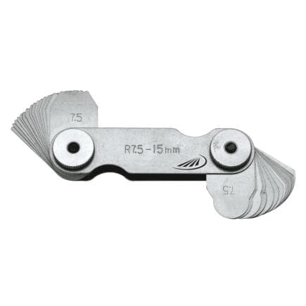 HELIOS PREISSER 0604002 - Jauge à rayon concave et convexe en acier