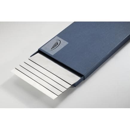 HELIOS PREISSER 0613830 - Feuilles d'épaisseur en inox 150 x 500mm (5 pcs.)