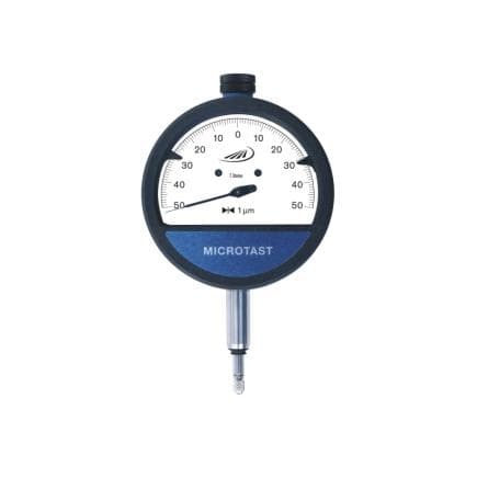 HELIOS PREISSER 0712121 - Comparateur à faible course MICROTAST 0,01 mm, capacité 0,5 mm, affichage 25-0-25