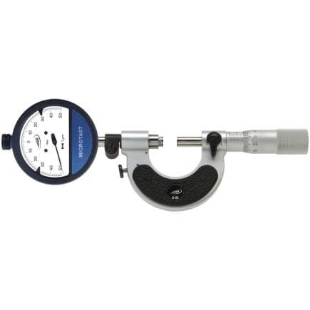 HELIOS PREISSER 0850511 - Micromètre à cadran de précision, lecture 0,001 mm