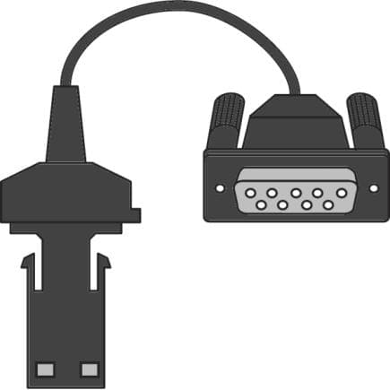 HELIOS PREISSER 0996701 - Câble de raccordement 2m, connecteur Sub-D à 9 pôles