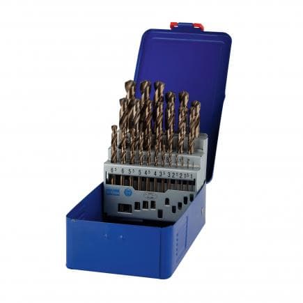 IRWIN 10503730 - HSS Titanium drill bit set in metal case (25 pcs.)