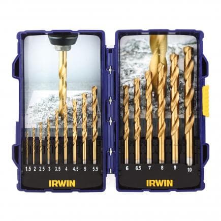 IRWIN 10503991 - HSS Titanium drill bit set (15 pcs.)