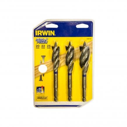 IRWIN 10507764 - BlueGroove Power wood boring bit set (3 pcs.)