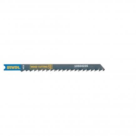 IRWIN 10504290 - Standard wood cutting U-shank HCS jigsaw blades (5 pcs.)