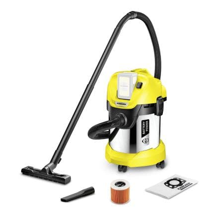 KAERCHER 1.629-950.0 - WD 3 - Aspirateur eau et poussière à batterie (sans batterie)