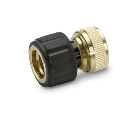 KAERCHER 2.645-017.0 - Raccord de tuyau en laiton 1/2" et 5/8" avec Aqua Stop
