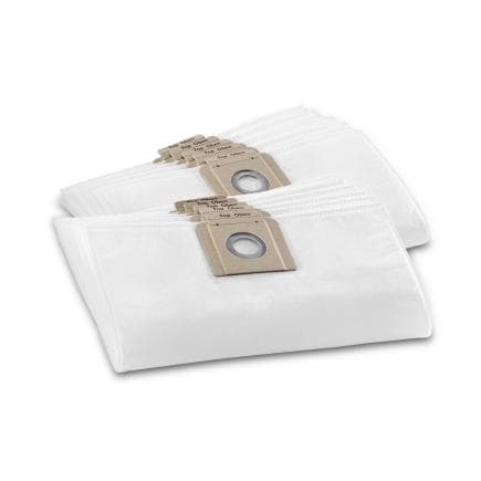 KAERCHER 6.904-335.0 - BV 5/1, BVL 3/1 Bp, BVL 5/1 Bp, T 7/1, T 9/1 - Sacs filtrants en polaire (10 pcs.)