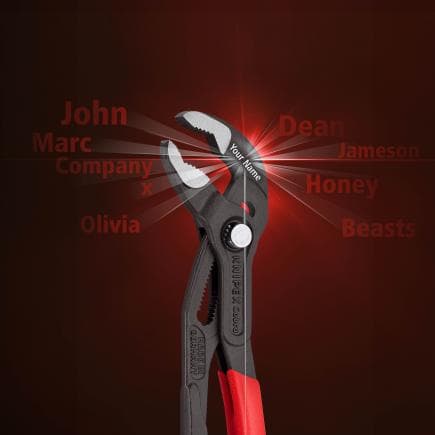 KNIPEX 87 01 250 - MW - Pince Cobra® personnalisable avec gravure