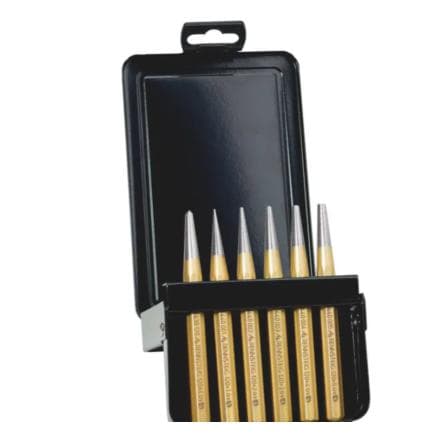 KNIPEX 9R 424 130 0 - Jeu de chasse-pointes dans une cassette en métal (6 pcs.)