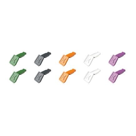KNIPEX 00 61 10 C V02 - Clips ColorCode pour le marquage personnel (10 pcs.)