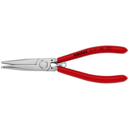 KNIPEX 91 91 180 - Pince à agrafes de sellerie gainées en plastique polie miroir 180 mm