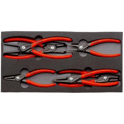 KNIPEX 00 20 01 V02 - Assortiment d'outils dans compartiments en mousse thermoformée 6 pièces