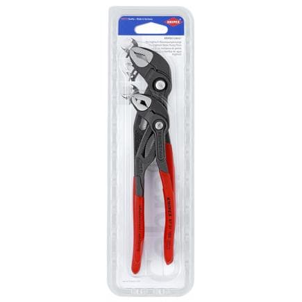 KNIPEX 00 31 20 V01 - Assortiment d'outils KNIPEX Cobra® 87 01 180 et 87 01 250 (2 pièces)