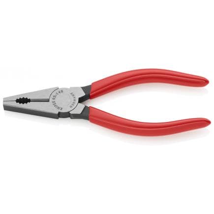 KNIPEX 03 01 160 EAN - Pince universelle bondérisée noire, tête polie, poignées enduites de résine synthétique