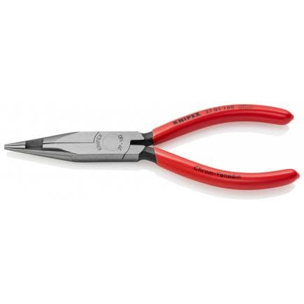 KNIPEX 27 01 160 - Pince à bec demi-rond à tranchants centraux (pince pour opérateurs téléphoniques)