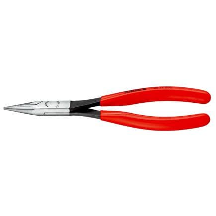 KNIPEX 28 21 200 - Pince de mécanicien bondérisée noire, tête polie, poignées enduites de résine synthétique, mors étroits