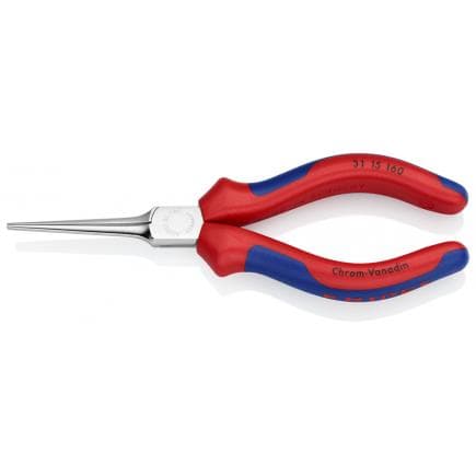 KNIPEX 31 15 160 - Pince de préhension (à mâchoires très longues), chromée, poignées revêtues d'un matériau bi-composant
