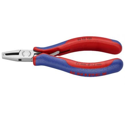 KNIPEX 36 22 125 - Pince spéciale électronique pour plier et couper les fils sous la carte à une longueur de 1,6 mm