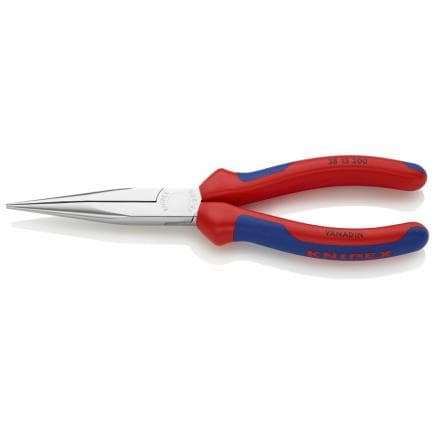 KNIPEX 38 15 200 - Pince de mécanicien chromée, poignées revêtues d'un matériau bi-composant