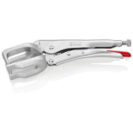 KNIPEX 42 14 280 - Pince-étau pour soudeurs, zinguée, serrage parallèle de matériaux plats ou profilés