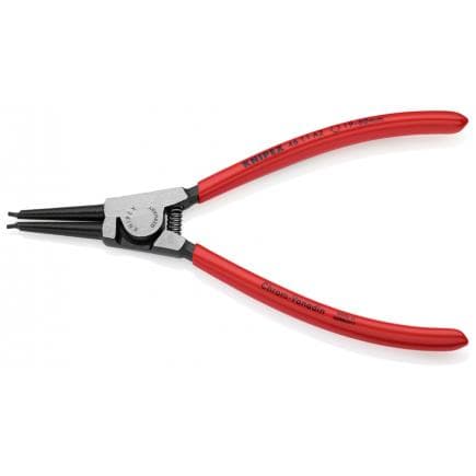 KNIPEX 46 11 A1 - Pince à circlips externes sur arbres, bondérisée noire, tête polie, poignées enduites de résine synthétique, pointes droites