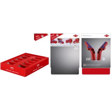 KNIPEX - Présentoir de comptoir vide pour 6 x 16 95 01 SB et 4 x 16 95 02 SB