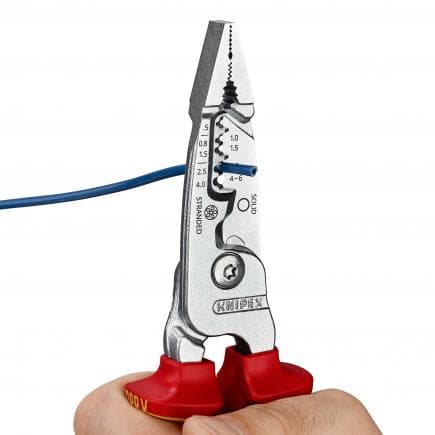 KNIPEX 13 76 200 ME - Pince multifonctionnelle pour fils d'électricien, métrique