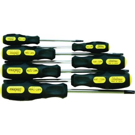 KOKEN 168T/7(TH) - Jeu tournevis pour vis Torx Tamper Resistant (7 pcs.)