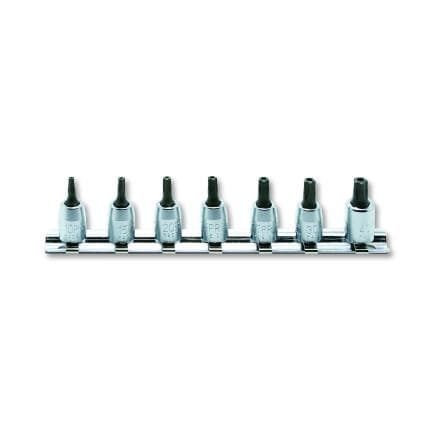 KOKEN RS2025/7(PR) - Jeu 1/4" douille tournevis Torx Plus Tamper resistant (7 pcs)