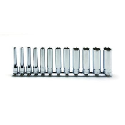 KOKEN RS2300M/12 - Jeu 1/4" douille longues 6-pans metrique (12 pcs.)