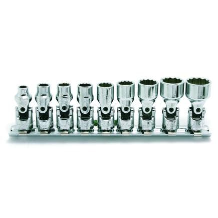 KOKEN RS2445A/9 - Jeu 1/4" douille universelle pouce (9 pcs.)
