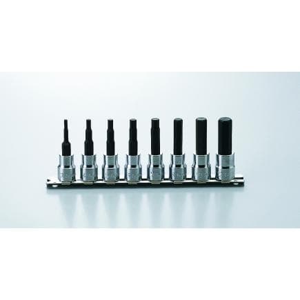 KOKEN RS3010A-50/8 - Jeu 3/8" Douille tournevis 6-pans mâle pouce (8 pcs.)