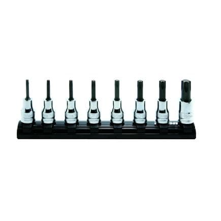 KOKEN RS3025Z/8-L50 - Jeu 3/8" 50mm douille tournevis Torx série Z (8 pcs.)