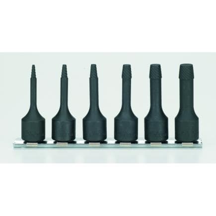 KOKEN RS3129/6-L32 - Jeu 3/8" douille extracteur pour vis cassées (6 pcs.)