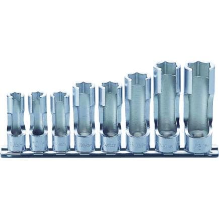KOKEN RS3300FN/8 - Jeu 3/8" douille à tuyauter (8 pcs.)