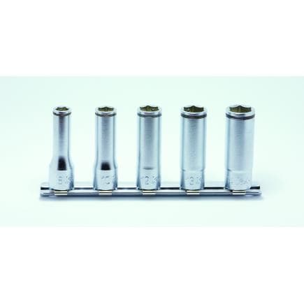 KOKEN RS3350M/5 - Jeu 3/8" douille longues Nut Grip (5 pcs.)