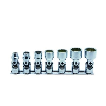 KOKEN RS3445W/7 - Jeu 3/8" douille universelle polygonal Whitworth (7 pcs.)