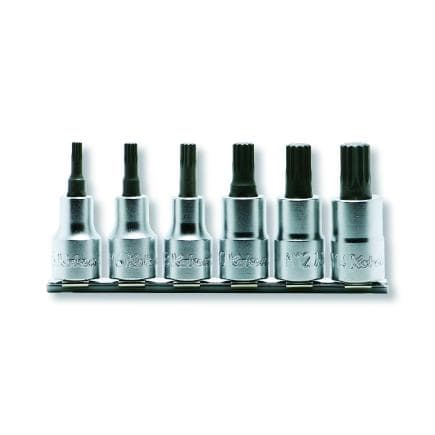 KOKEN RS4020/6-L60 - Jeu 1/2" 60mm douille tournevis XZN (6 pcs.)