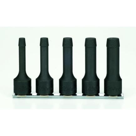 KOKEN RS4129/5-L75 - Jeu 1/2" douille extracteur pour vis cassées (5 pcs.)